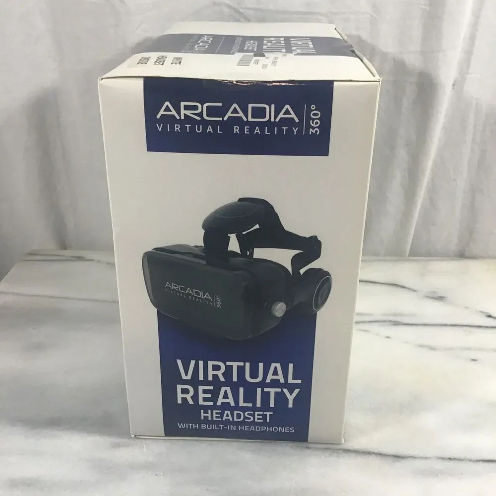 NIB Arcadia 360 Virtual Reality Headset w/ Built-in Headphones